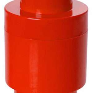 CONTENITORE LEGO BRICK 1 TONDO ROSSO GADGET