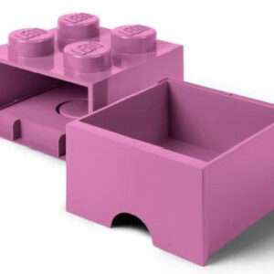 CONTENITORE LEGO BRICK 4 CASSETTO ROSA GADGET