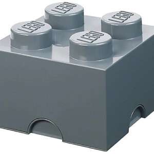 CONTENITORE LEGO BRICK 4 GRIGIO SCURO LEGO - GADGET