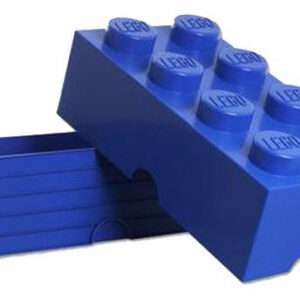 CONTENITORE LEGO BRICK 8 BLU GADGET