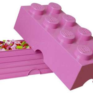 CONTENITORE LEGO BRICK 8 FUCSIA GADGET