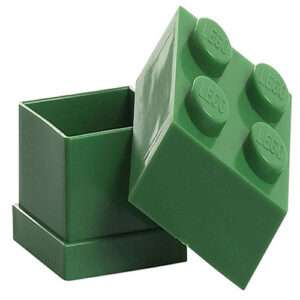 CONTENITORE LEGO MINI BOX 4 VERDE GADGET