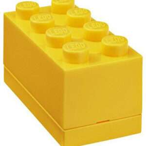 CONTENITORE LEGO MINI BOX 8 GIALLO GADGET