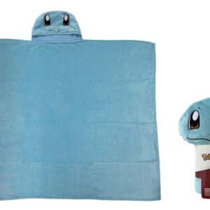 COPERTA IN PILE CON CAPPUCCIO POKEMON SQUIRTLE POKEMON - ACCESSORI