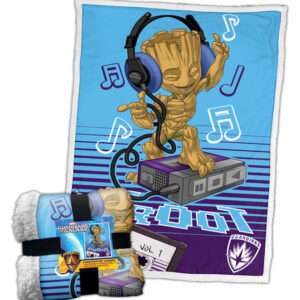 Coperta Sherpa Guardiani Della Galassia Groot 100x150 cm