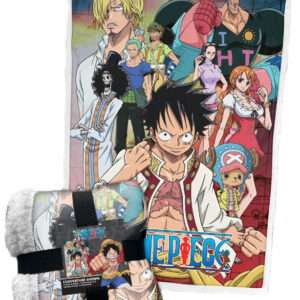 COPERTA SHERPA ONE PIECE CAKE ISLAND ANIME ONE PIECE - ACCESSORI