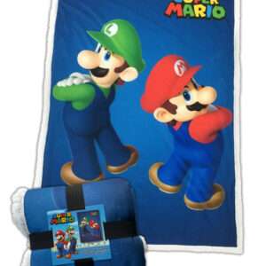 COPERTA SHERPA SUPER MARIO & LUIGI NINTENDO SUPER MARIO - ACCESSORI