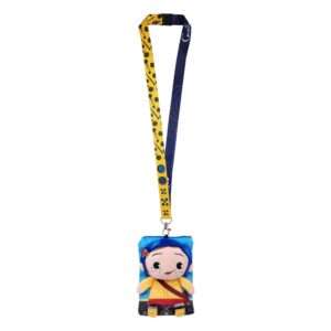 Coraline Lanyard Coraline Con Pouch Porta Carte Con Figure Int.