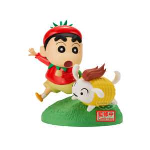 Crayon Shinchan Shinnosuke Vegetable Costume Figura 10cm Banpresto
