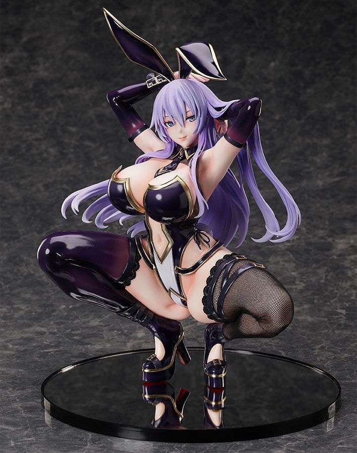Creators Opinion Pvc Statua 1/4 Purple Black Bunny Olivia 33 Cm Binding