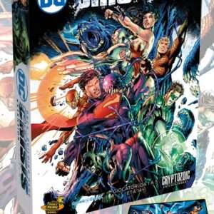 CRYPTOZOIC COSMIC GAMES DC DECK BUILDING GAME CRISIS ESPANSIONE ITA SCATOLA ROVINATA