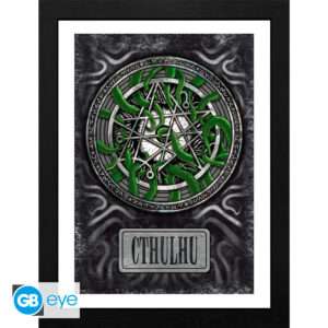 CTHULHU - Framed print "Necronomicon" (30x40)
