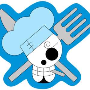 CUSCINO ONE PIECE LOGO CHEF 3D ANIME ONE PIECE - GADGET