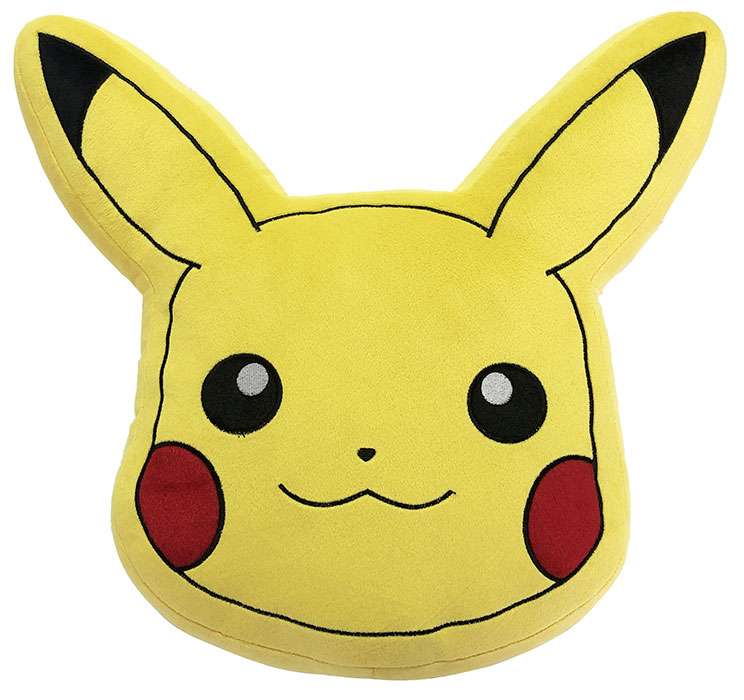 CUSCINO POKEMON PIKACHU HAPPY FACE 3D POKEMON - GADGET