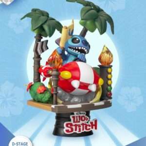 D-STAGE STITCH RACING CAR RE-RUN Statua Beast Kingdom