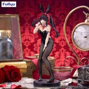 Date A Live V Bicute Bunnies Pvc Statua Kurumi Tokisaki Black Color Ver. 29 Cm Furyu