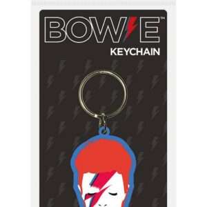 David Bowie Rubber Portachiavi Aladdin Sane 6 Cm Pyramid International