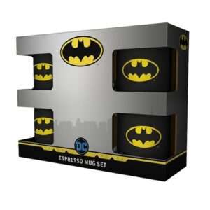 Dc Comics Batman Set 4 Tazzine per Espresso Abystyle