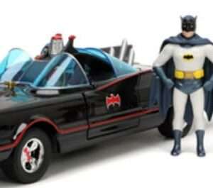 DC Comics Diecast Model 1/24 Batman 1966 Classic Batmobile Deluxe Jada Toys