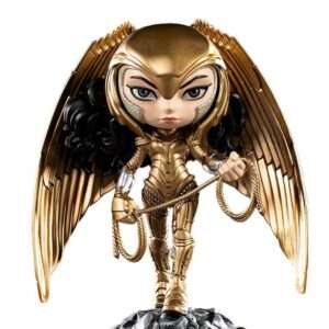 Dc Comics MiniCo Statua Wonder Woman 1984 Con Armatura 15 Cm Iron Studio