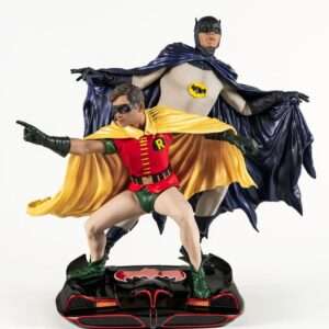 Dc Comics Pvc Diorama Statua 1/8 Batman & Robin 1966 23 Cm Pure Arts