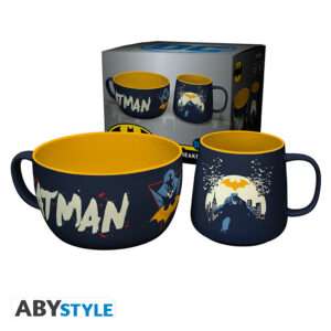 Dc Comics - Set Colazione Tazza + Ciotola - Batman Iconic