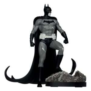Dc Direct Statua Black e White 1/10 Batman By Bjorn Barends 18 Cm Mcfarlane Toys
