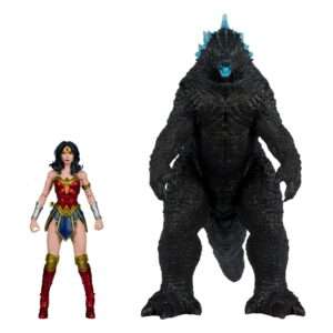 DC Justice League Monsterverse DC Multiverse Action Figures 2-Pack Wonder Woman Vs. Atomic Blast Godzilla 18 Cm McFarlane Toys