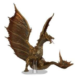 D&d Icons Of The Realms Statua Adulto Brass Dragon 30 Cm Wizbambino