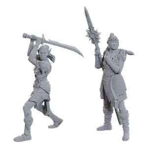 D&d Nolzur's Marvelous Miniatures Unpainted Miniature Lae'zel & Shadowheart Wizbambino