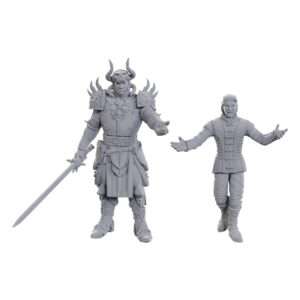 D&d Nolzur's Marvelous Miniatures Unpainted Miniature Sarevok Anchev & Raphael Wizbambino