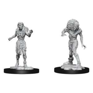 D&d Nolzur's Marvelous Miniatures Unpainted Miniatures Drowned Assassin & Drowned Ascetic Case (6) Wizkids
