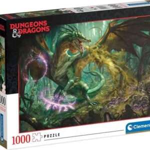 D&D PUZZLE 1000 PZ GREEN DRAGON Puzzle Clementoni
