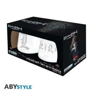 DEATH NOTE - 2 Glass Set Kira & L EUROPE