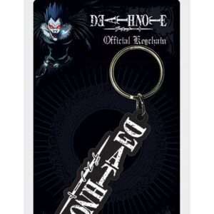 Death Note Rubber Portachiavi Logo 6 Cm Pyramid International