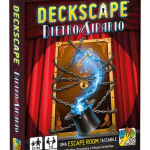 Deckscape-Dietro Il Sipario Escape Room Tascabile Gioco da Tavolo