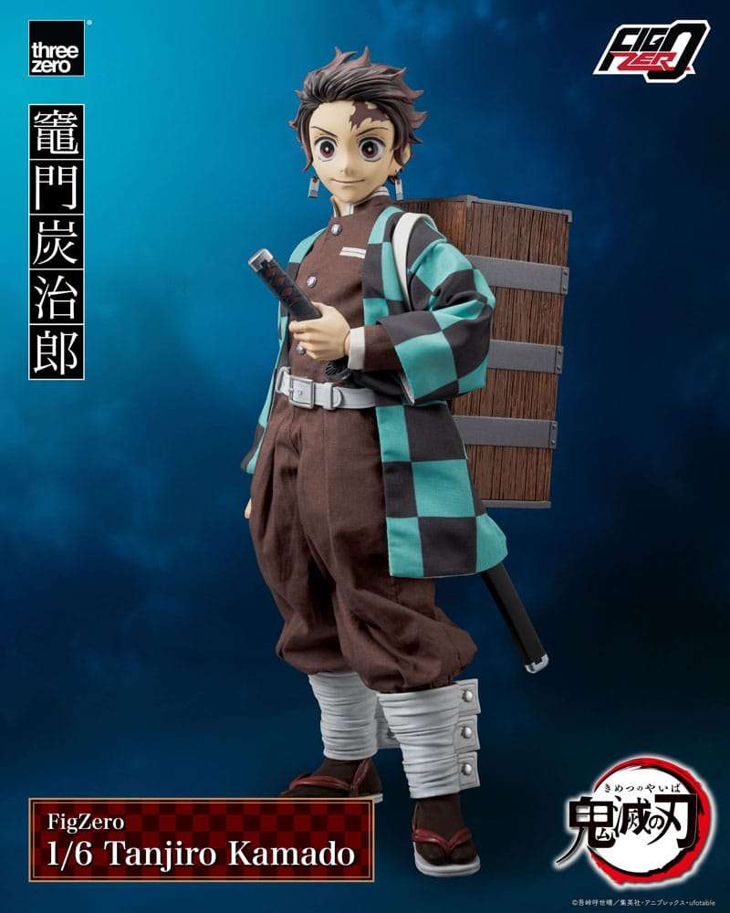 Demon Slayer: Kimetsu No Yaiba Figzero Action Figura 1/6 Tanjiro Kamado 27 Cm Threezero