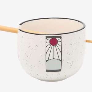 Demon Slayer Ramen Ciotola Con Bacchette Cinesi Logo 414 Ml Just Funky
