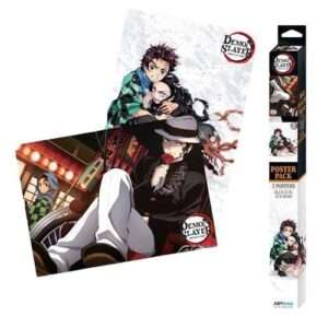 Demon Slayer Set 2 Chibi Poster Serie 3 52 x 38 cm Abystyle