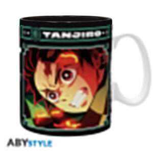 Demon Slayer - Tazza - 460 Ml - Tanjiro Black & Green S2 - Subli -box