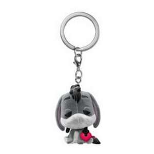 Disney 2022 Pop! Portachiavi in Vinile 4 Cm Eeyore Flocked Display (12) Funko