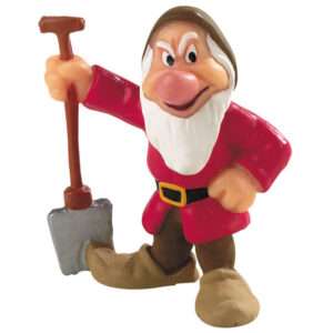 Disney Biancaneve Shovel Dwarf Figura 5cm Bullyland