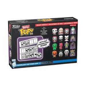 Disney Bitty Funko Pop 4 Figura Nightmare Before Christmas Con Sorpresa 2,5 Cm