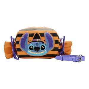 Disney By Loungefly Crossbody Lilo E Stitch Striped Halloween Candy Wrapper Loungefly