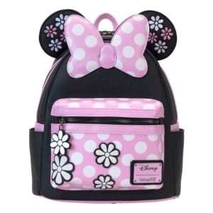 Disney By Loungefly Mini Zaino Minnie Floral Rock The Dots Loungefly