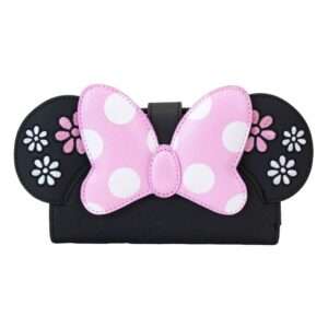 Disney By Loungefly Portafoglio Minnie Floral Rock The Dots Flap Loungefly