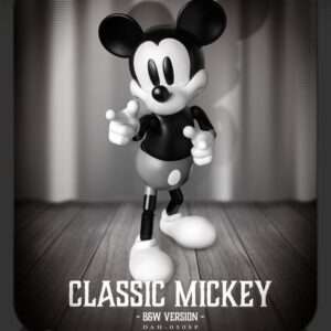 Disney Classic Dynamic 8ction Heroes Action Figura 1/9 Mickey Classic Version B&w Version 21 Cm Beast Kingdom Toys