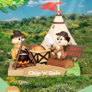 Disney D-Stage Campsite Series PVC Diorama Chip & Dale Special Edition 10 Cm Beast Kingdom Toys