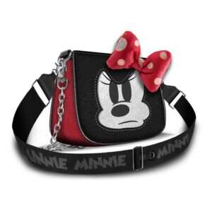 Disney Ibiscuit Borsa A Tracolla Minnie Mouse Angry Face Karactermania