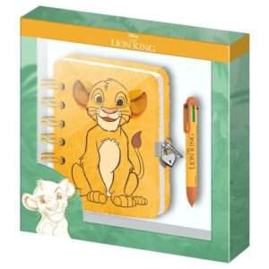 Disney Il Re Leone Diario Peluche + Pen Karactermania